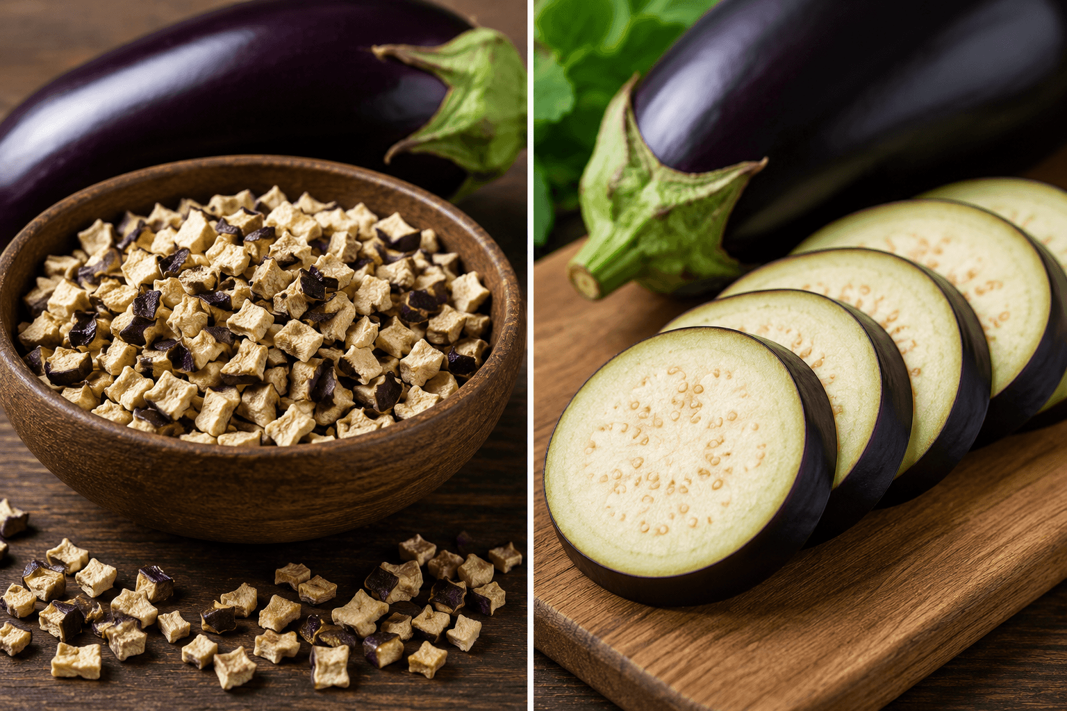 Aubergine Granules & Slices