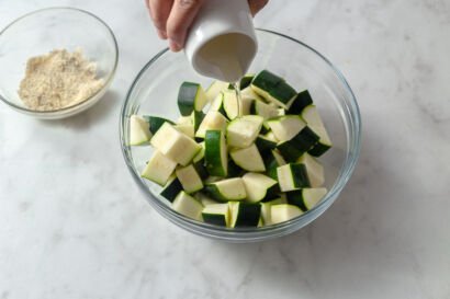 Courgette Cubes, Slices & Powder