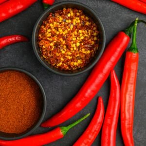 Red & Green Bell Pepper Flakes & Powder